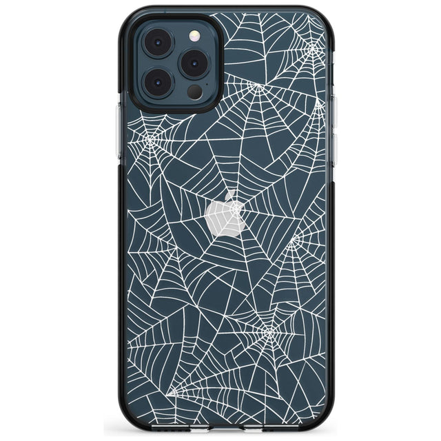 Personalised Spider Web Pattern Black Impact Phone Case for iPhone 11