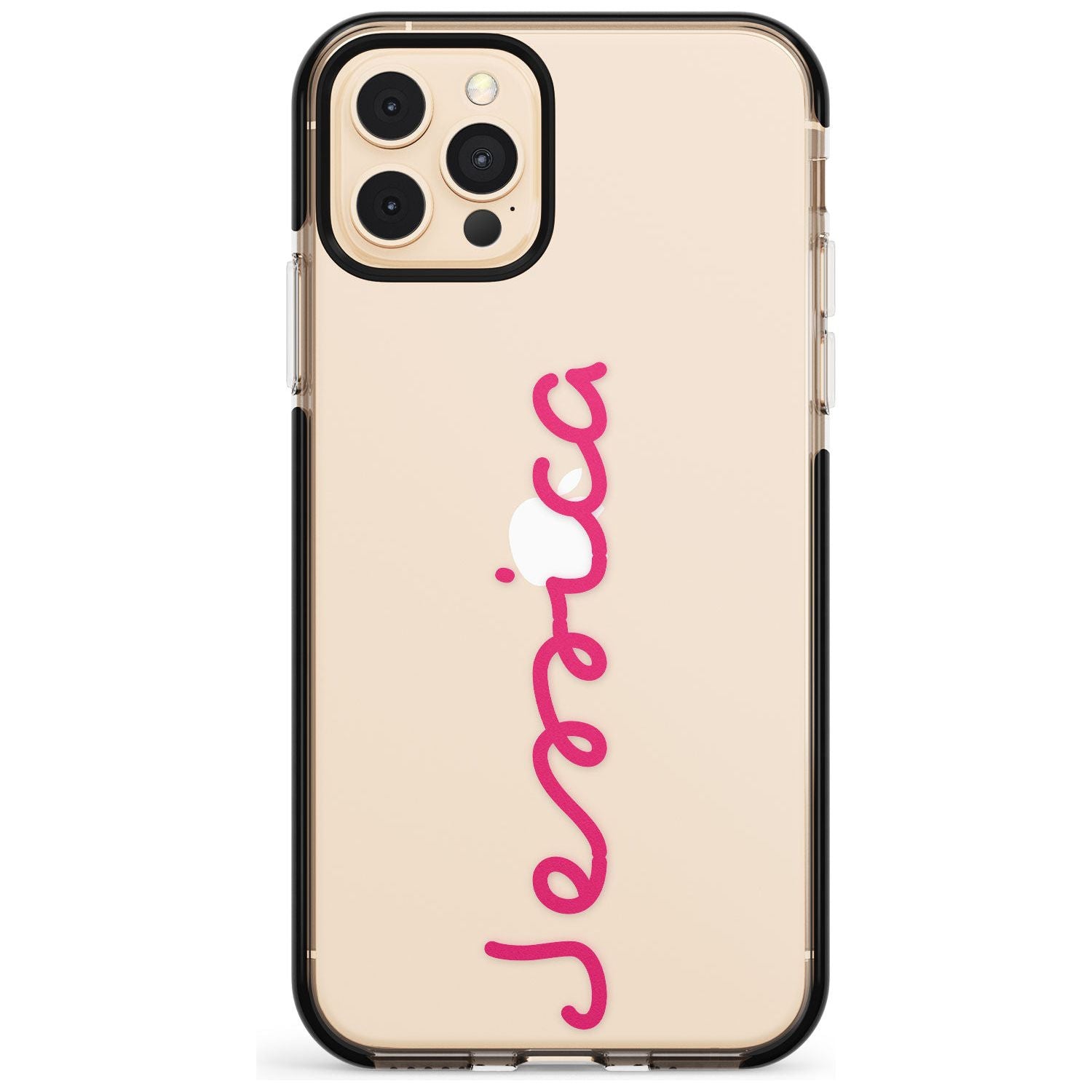 Personalised Summer Name Black Impact Phone Case for iPhone 11