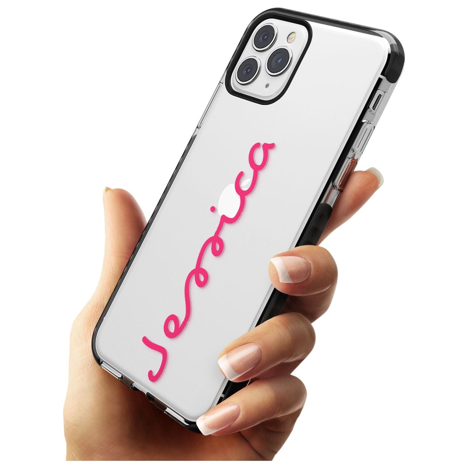 Personalised Summer Name Black Impact Phone Case for iPhone 11