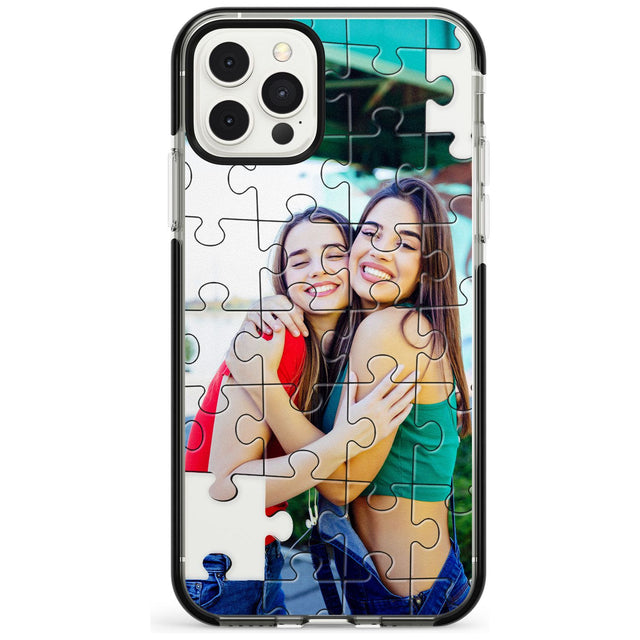 Personalised Jigsaw Puzzle Photo Black Impact Phone Case for iPhone 11