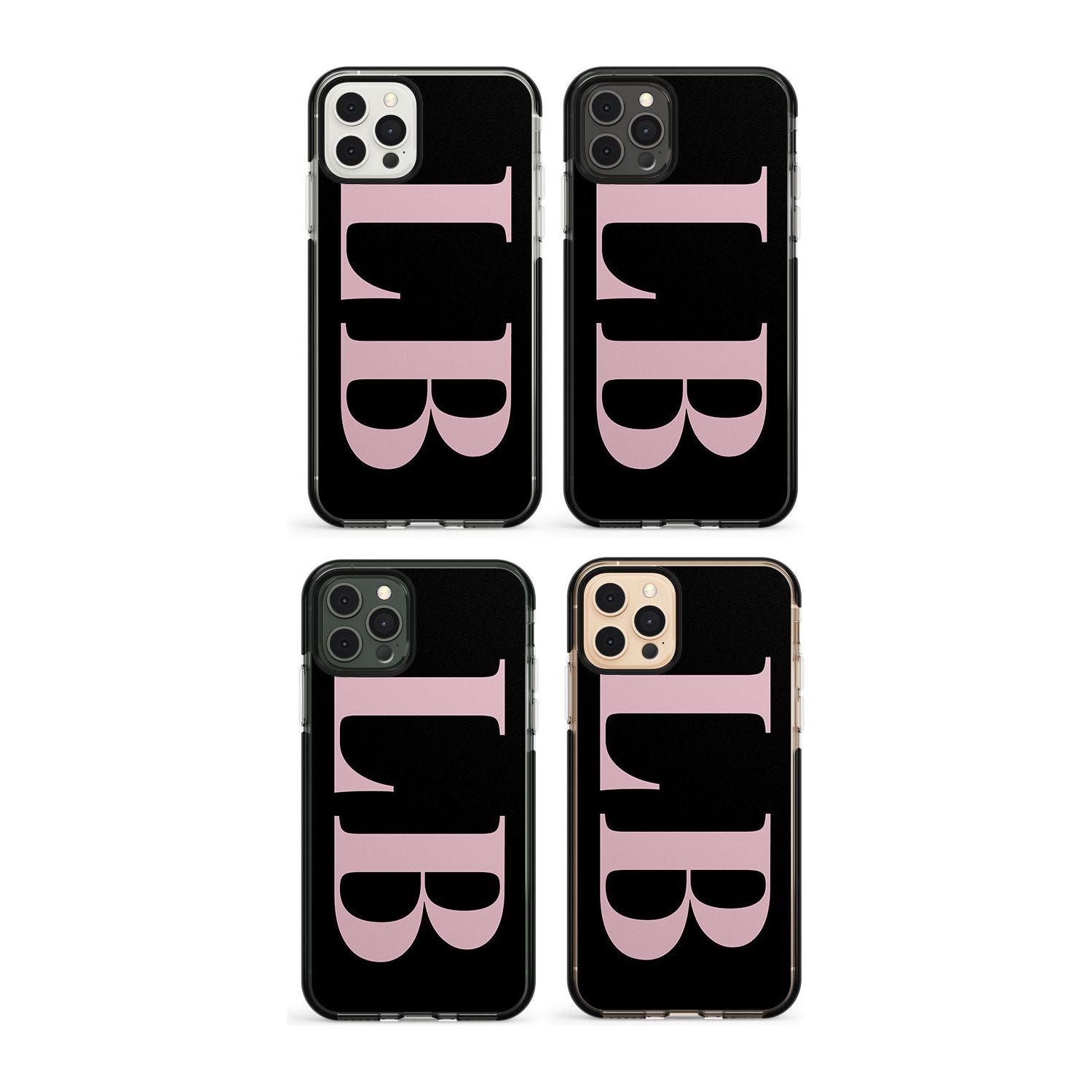 White Stars on Clear Impact Phone Case for iPhone 11, iphone 12