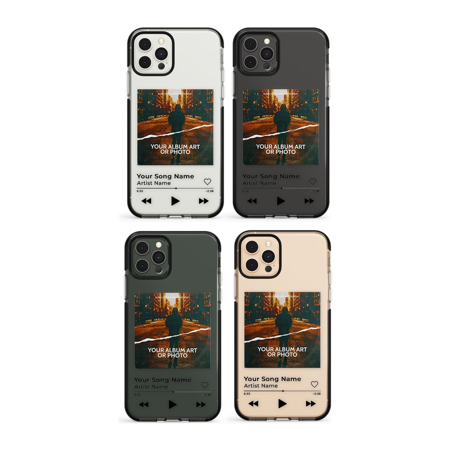 Personalised Album Art Impact Phone Case for iPhone 11, iphone 12