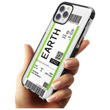 Earth Custom Space Travel Ticket iPhone Case   Custom Phone Case - Case Warehouse