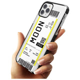 Moon Custom Space Travel Ticket iPhone Case   Custom Phone Case - Case Warehouse