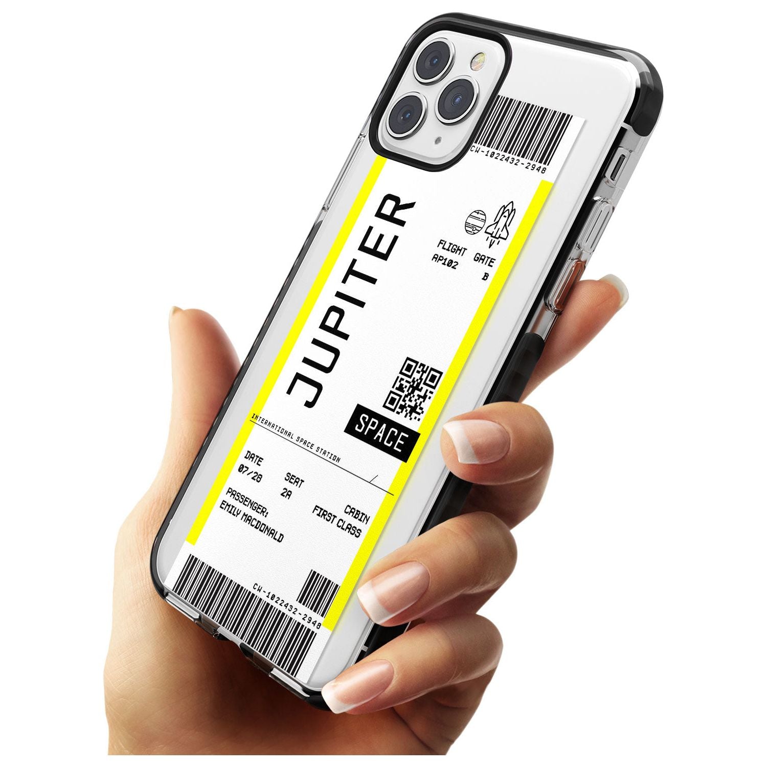 Jupiter Travel Ticket iPhone Case   Custom Phone Case - Case Warehouse