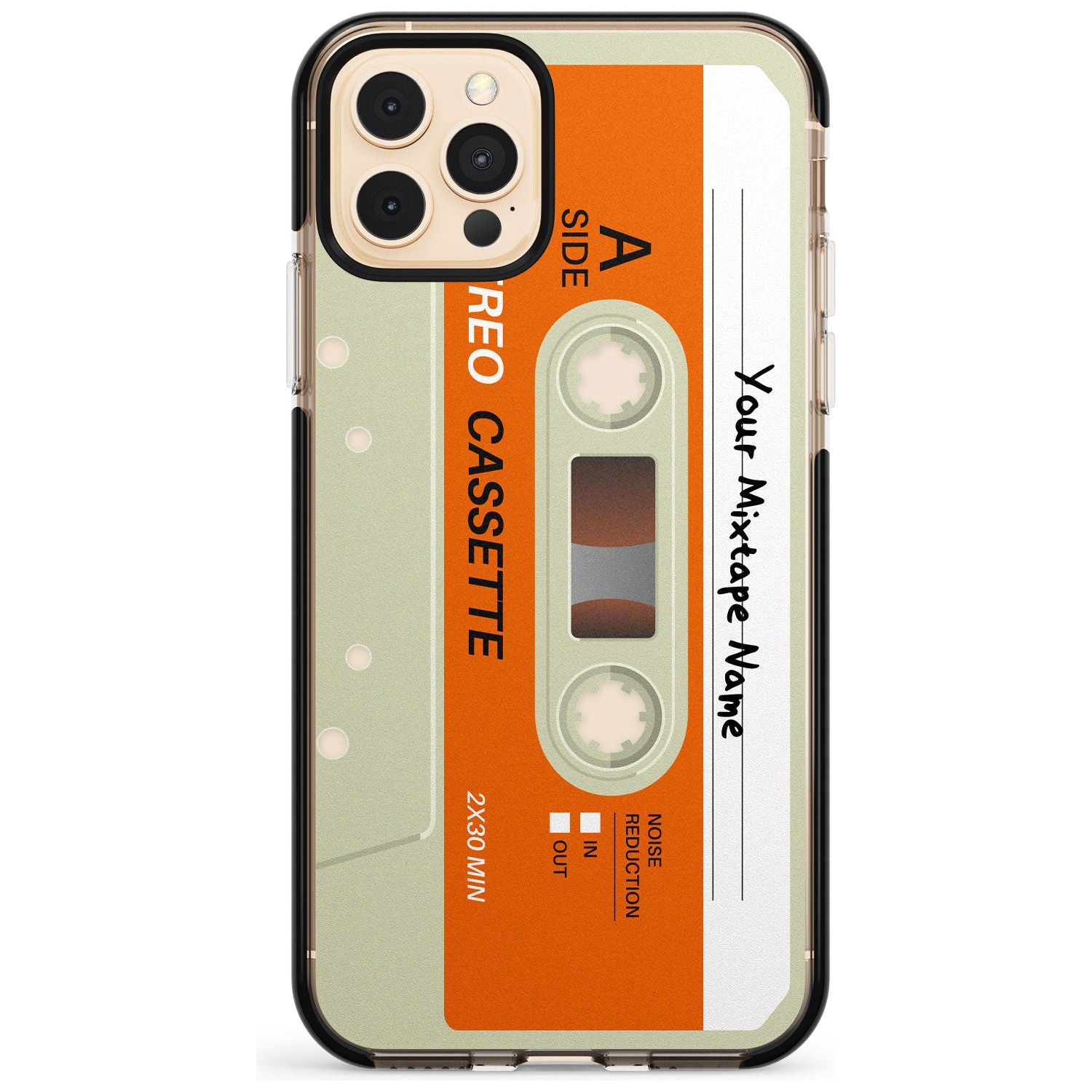 Classic Cassette Pink Fade Impact Phone Case for iPhone 11