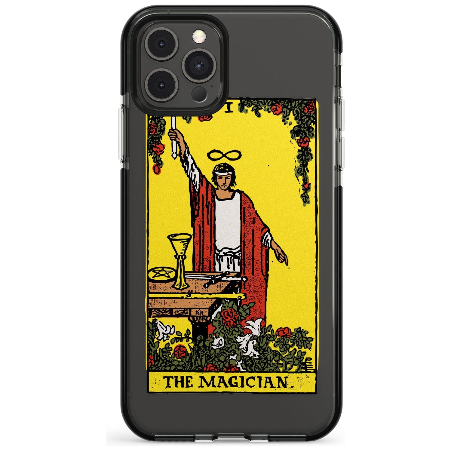 The Magician Tarot Card - Colour Pink Fade Impact Phone Case for iPhone 11