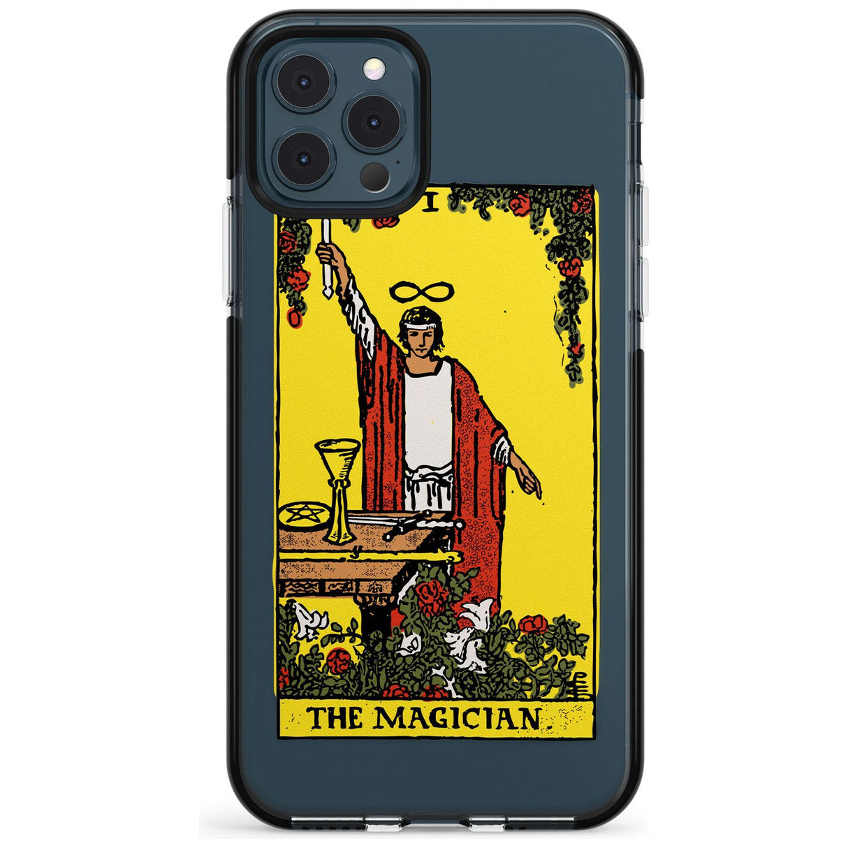 The Magician Tarot Card - Colour Pink Fade Impact Phone Case for iPhone 11