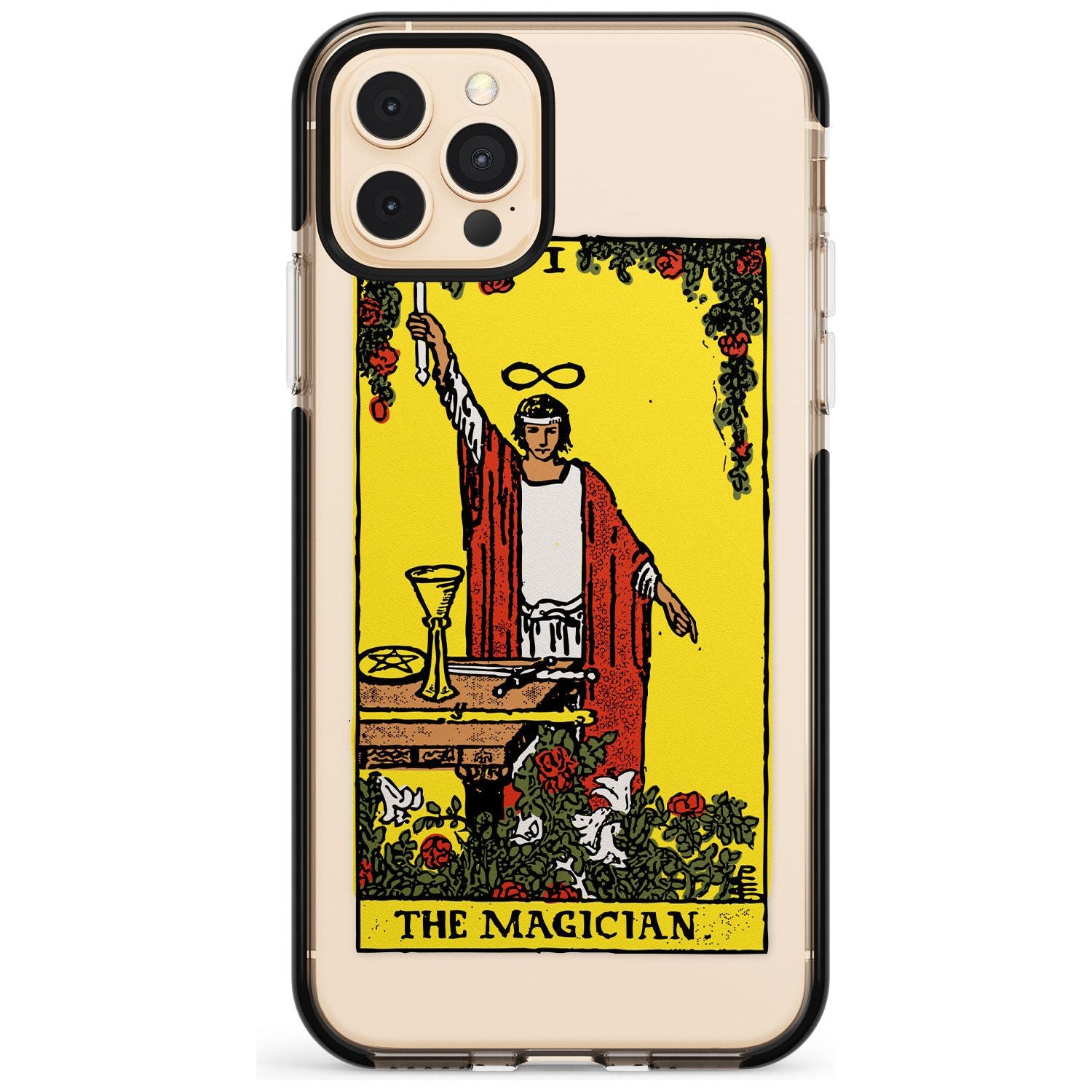 The Magician Tarot Card - Colour Pink Fade Impact Phone Case for iPhone 11