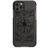 Wheel of Fortune Tarot Card - Transparent Pink Fade Impact Phone Case for iPhone 11