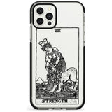 Strength Tarot Card - Transparent Pink Fade Impact Phone Case for iPhone 11