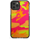 Neon Camo Black Impact Phone Case for iPhone 11