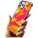 Neon Camo Black Impact Phone Case for iPhone 11