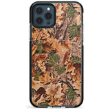 Leaves Camo Black Impact Phone Case for iPhone 11