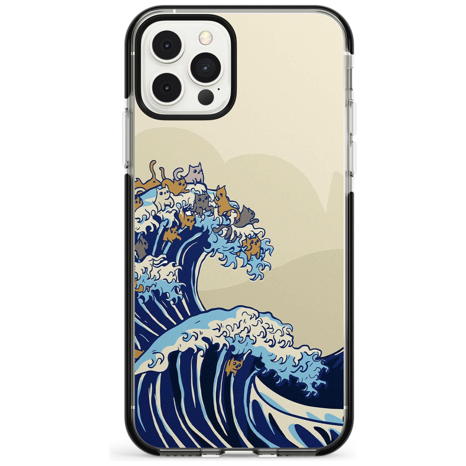 The Great Cat Wave Black Impact Phone Case for iPhone 11