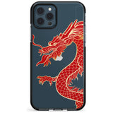 Large Black Dragon Black Impact Phone Case for iPhone 11