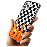 Checkered Fire iPhone Case   Phone Case - Case Warehouse