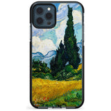 Wheat Field with Cypresses by Vincent Van Gogh Pink Fade Impact Phone Case for iPhone 11