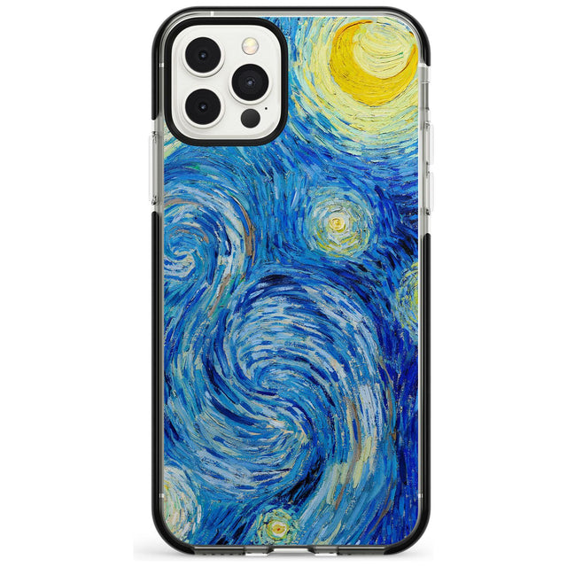The Starry Night by Vincent Van Gogh Pink Fade Impact Phone Case for iPhone 11