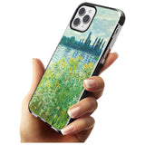 Banks of the Seine by Claude Monet Pink Fade Impact Phone Case for iPhone 11