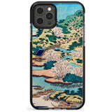 Coastal Community by Katsushika Hokusai  Pink Fade Impact Phone Case for iPhone 11