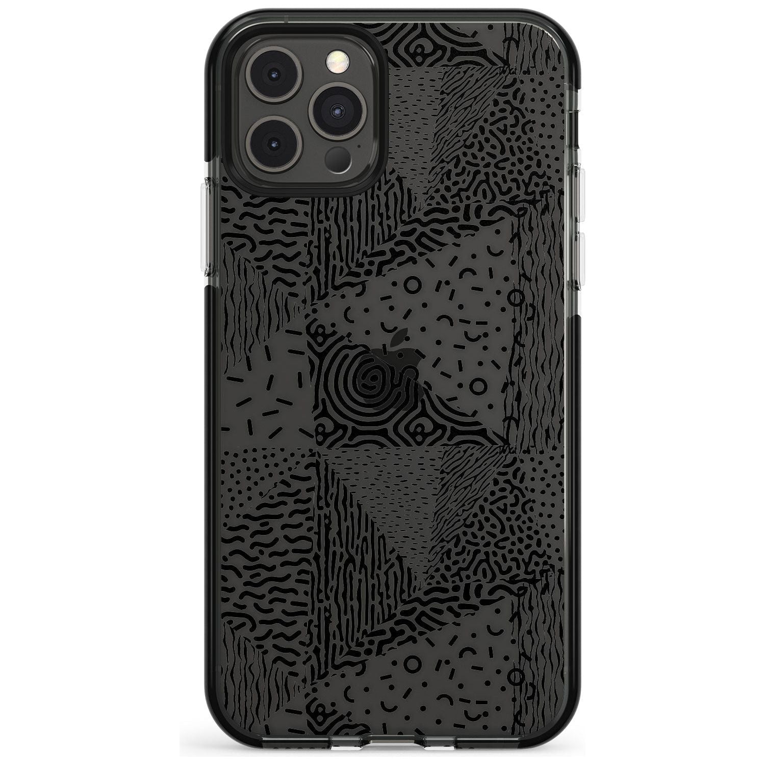 Pattern Mashup (Black) Pink Fade Impact Phone Case for iPhone 11