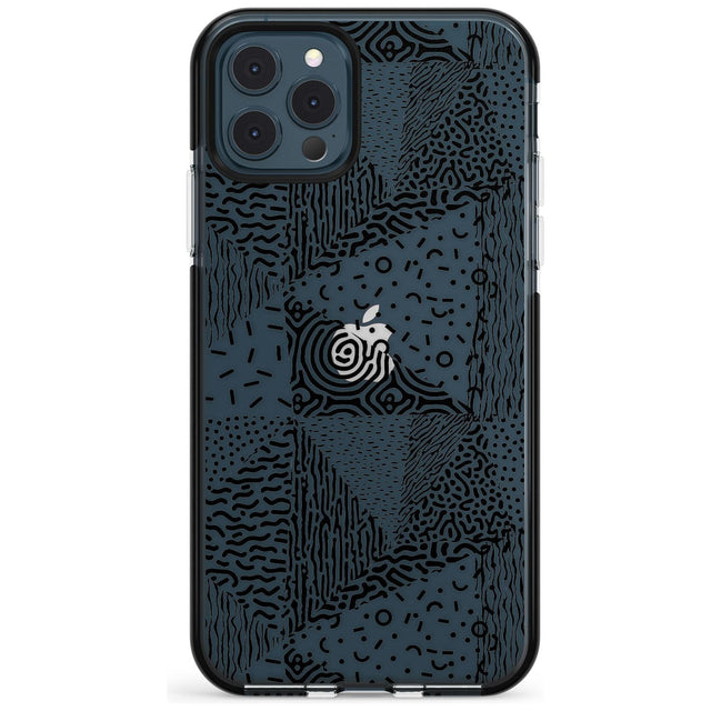 Pattern Mashup (Black) Pink Fade Impact Phone Case for iPhone 11