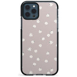 Painted Daises - Dark Pink Cute Floral Design Pink Fade Impact Phone Case for iPhone 11