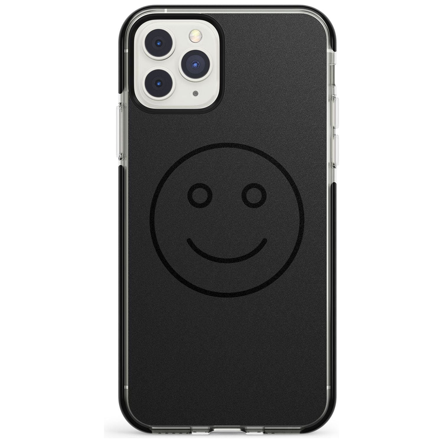Dark Smiley Face Black Impact Phone Case for iPhone 11 Pro Max