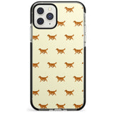 Golden Retriever Dog Pattern Phone Case iPhone 11 Pro Max / Black Impact Case,iPhone 11 Pro / Black Impact Case,iPhone 12 Pro Max / Black Impact Case Blanc Space