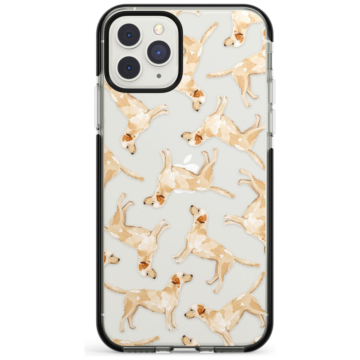 Yellow Labrador Watercolour Dog Pattern