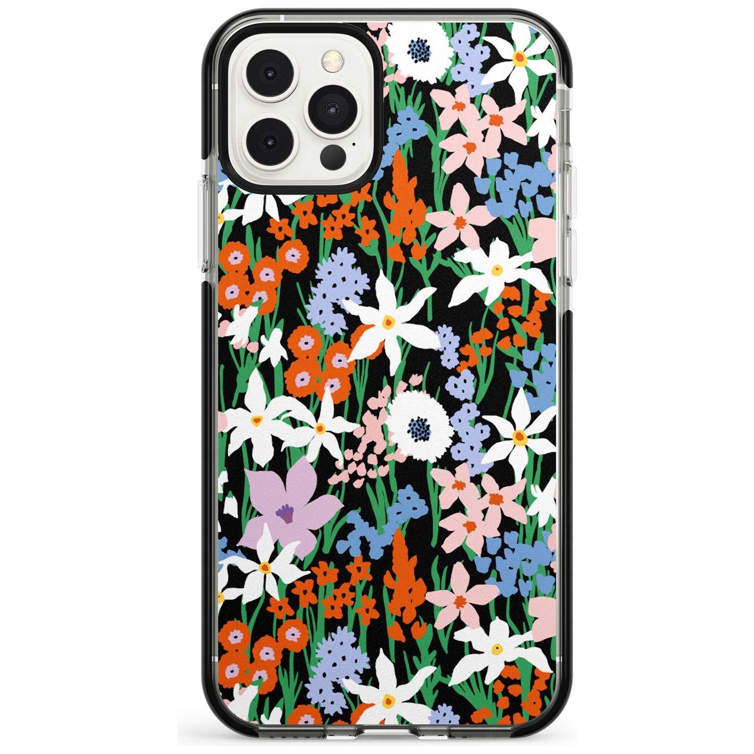 Springtime Meadow: Solid Pink Fade Impact Phone Case for iPhone 11