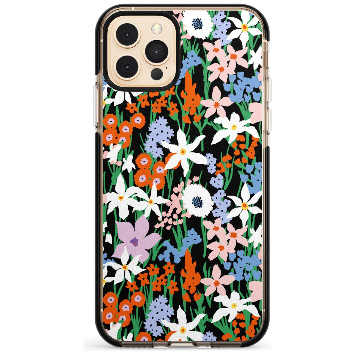 Springtime Meadow: Solid Pink Fade Impact Phone Case for iPhone 11