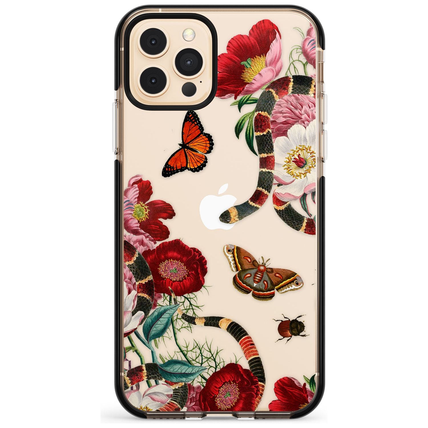 Botanical Snake  Pink Fade Impact Phone Case for iPhone 11