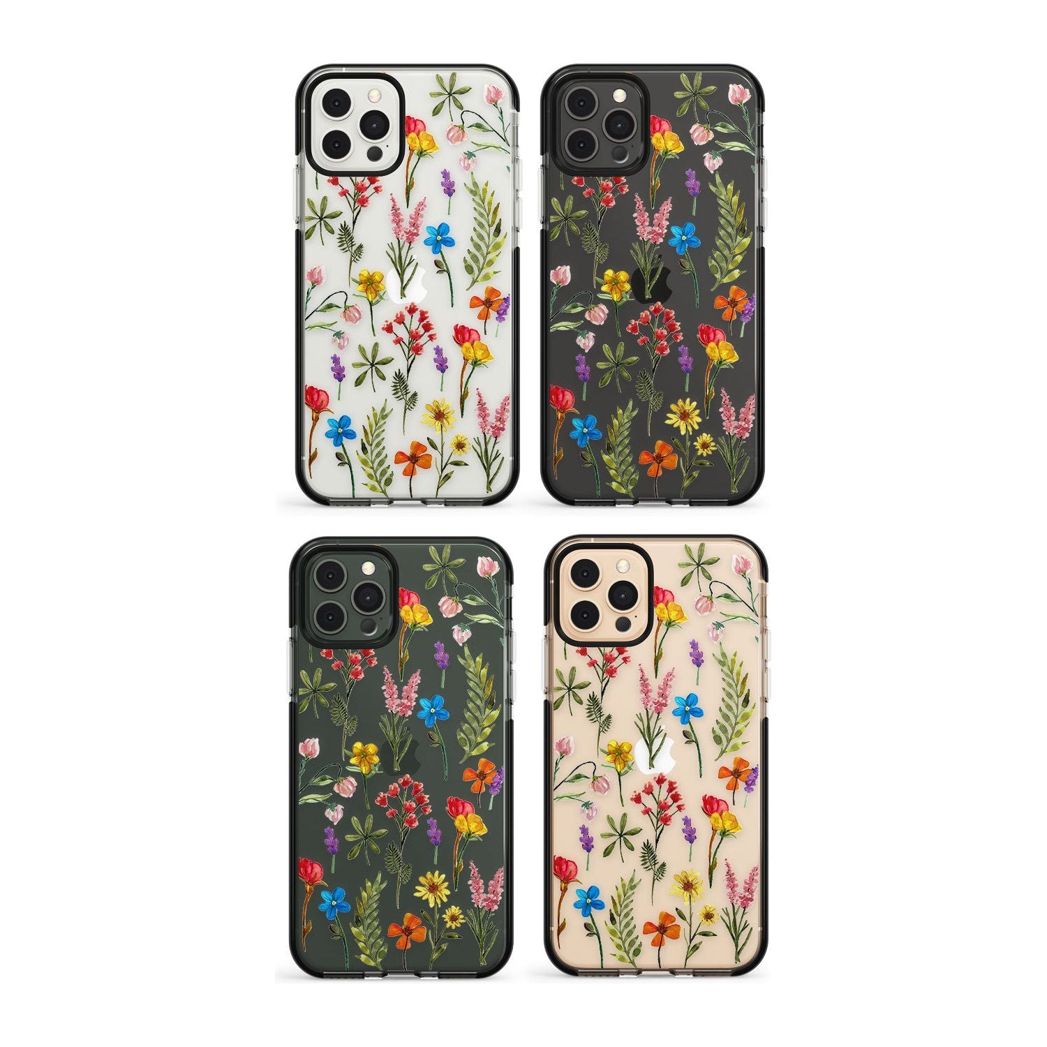 Tropical Palm Leaves Impact Phone Case for iPhone 11, iphone 12