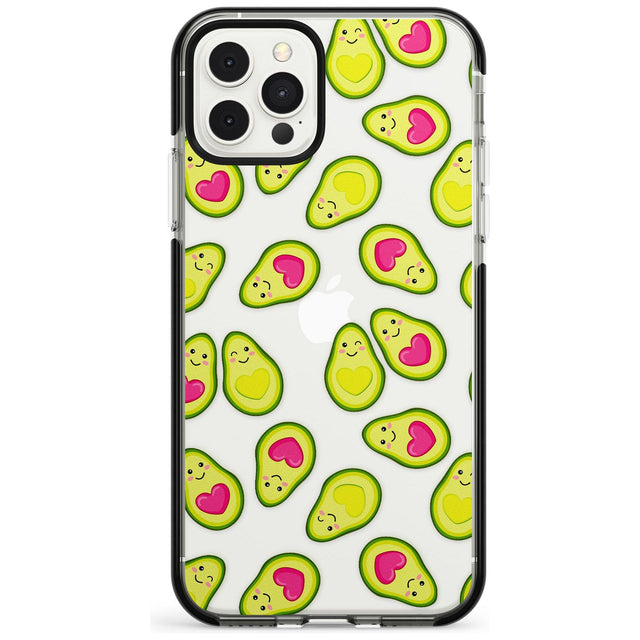 Avocado Love Black Impact Phone Case for iPhone 11