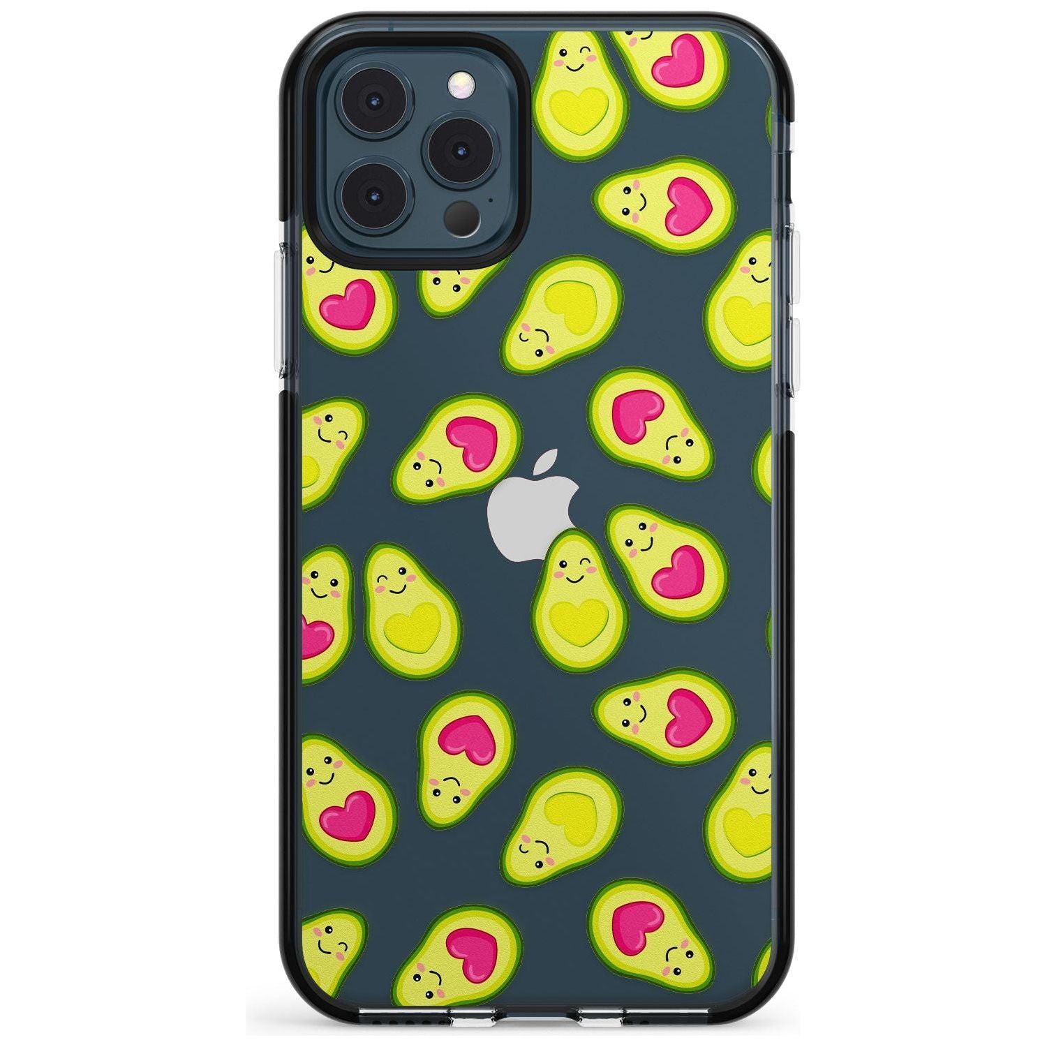 Avocado Love Black Impact Phone Case for iPhone 11