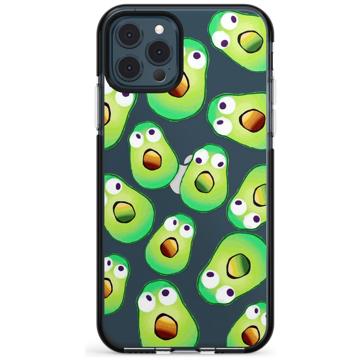 Shocked Avocados Black Impact Phone Case for iPhone 11