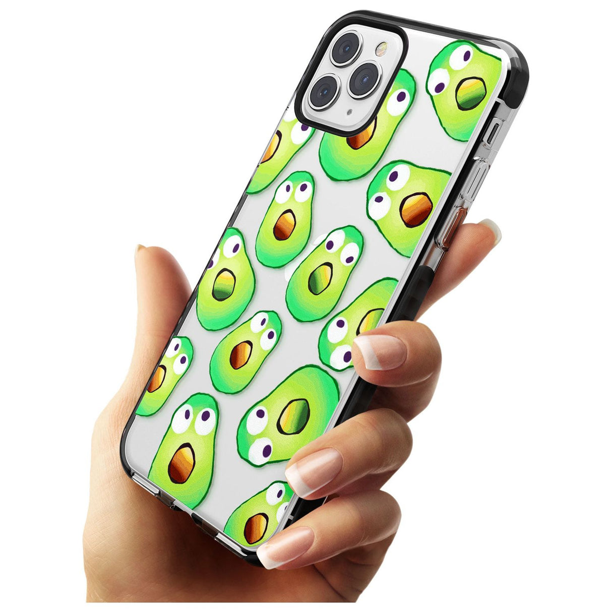 Shocked Avocados Black Impact Phone Case for iPhone 11