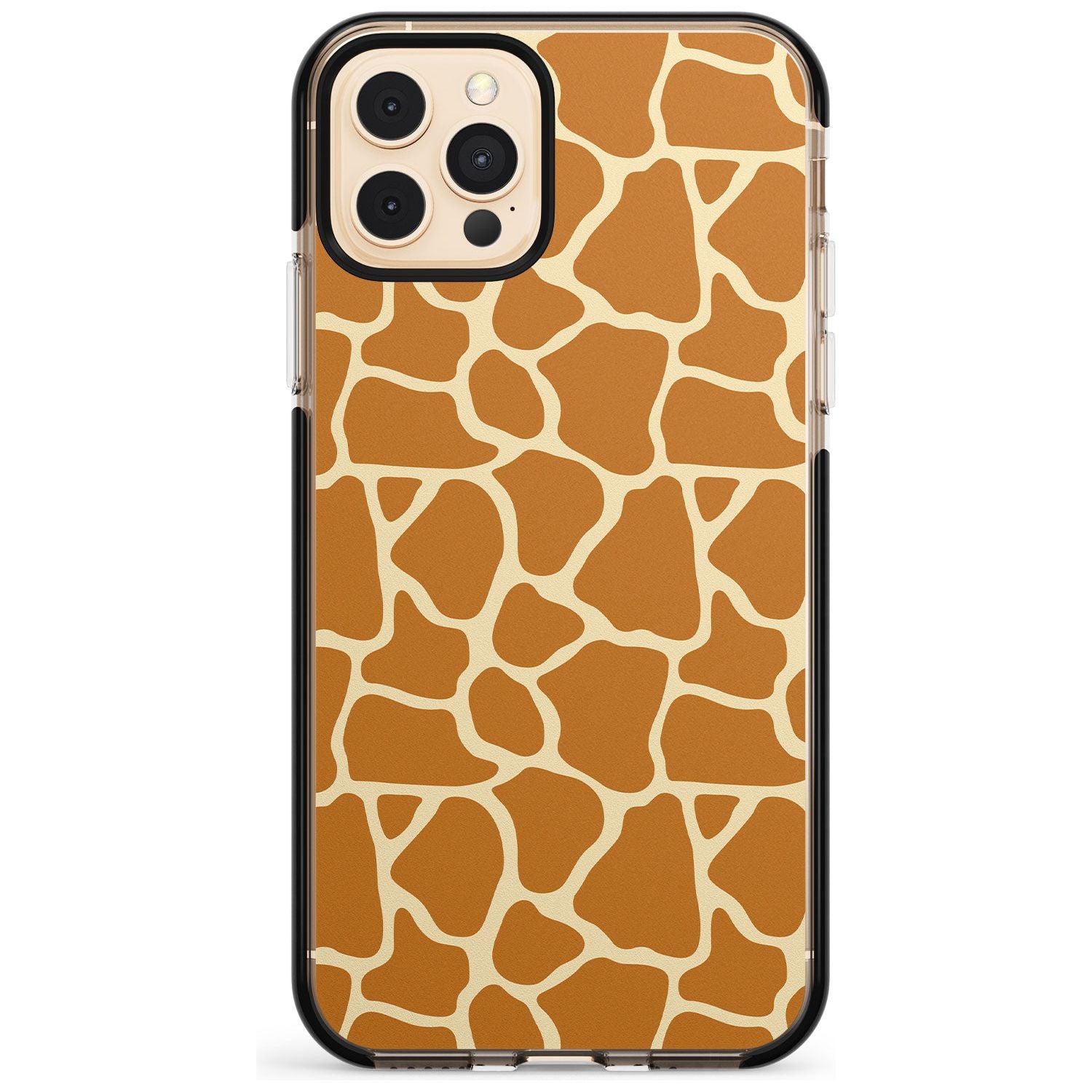 Giraffe Pattern Black Impact Phone Case for iPhone 11