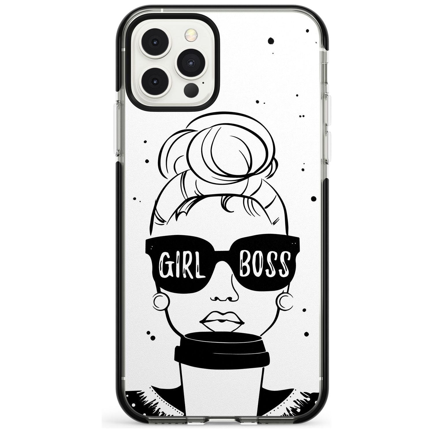 Girl Boss Black Impact Phone Case for iPhone 11
