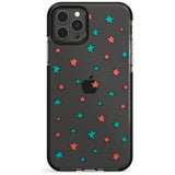 Heartstopper Stars Pattern Black Impact Phone Case for iPhone 11