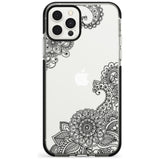 Black Henna Botanicals Black Impact Phone Case for iPhone 11