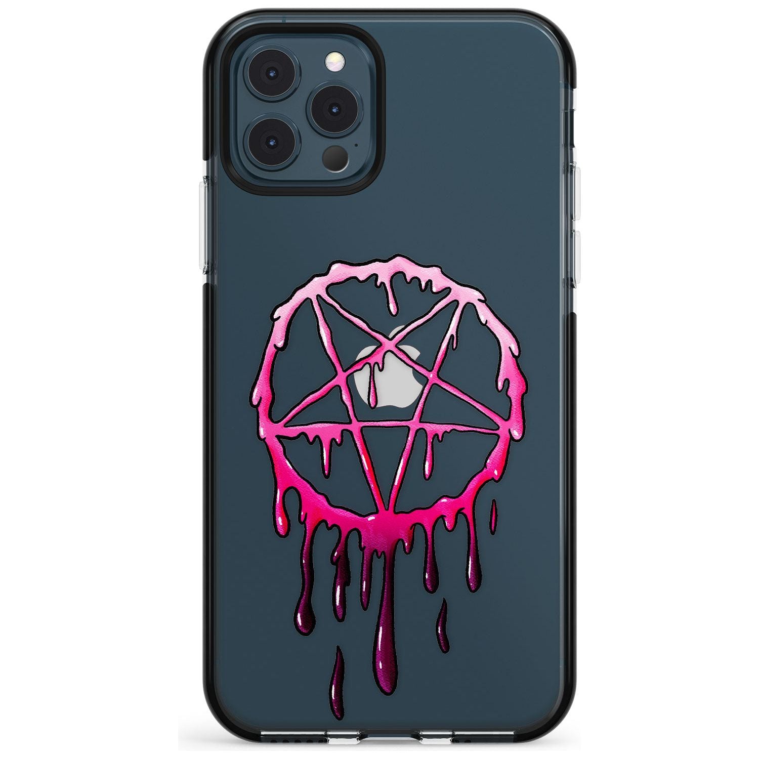 Pentagram of Blood Black Impact Phone Case for iPhone 11