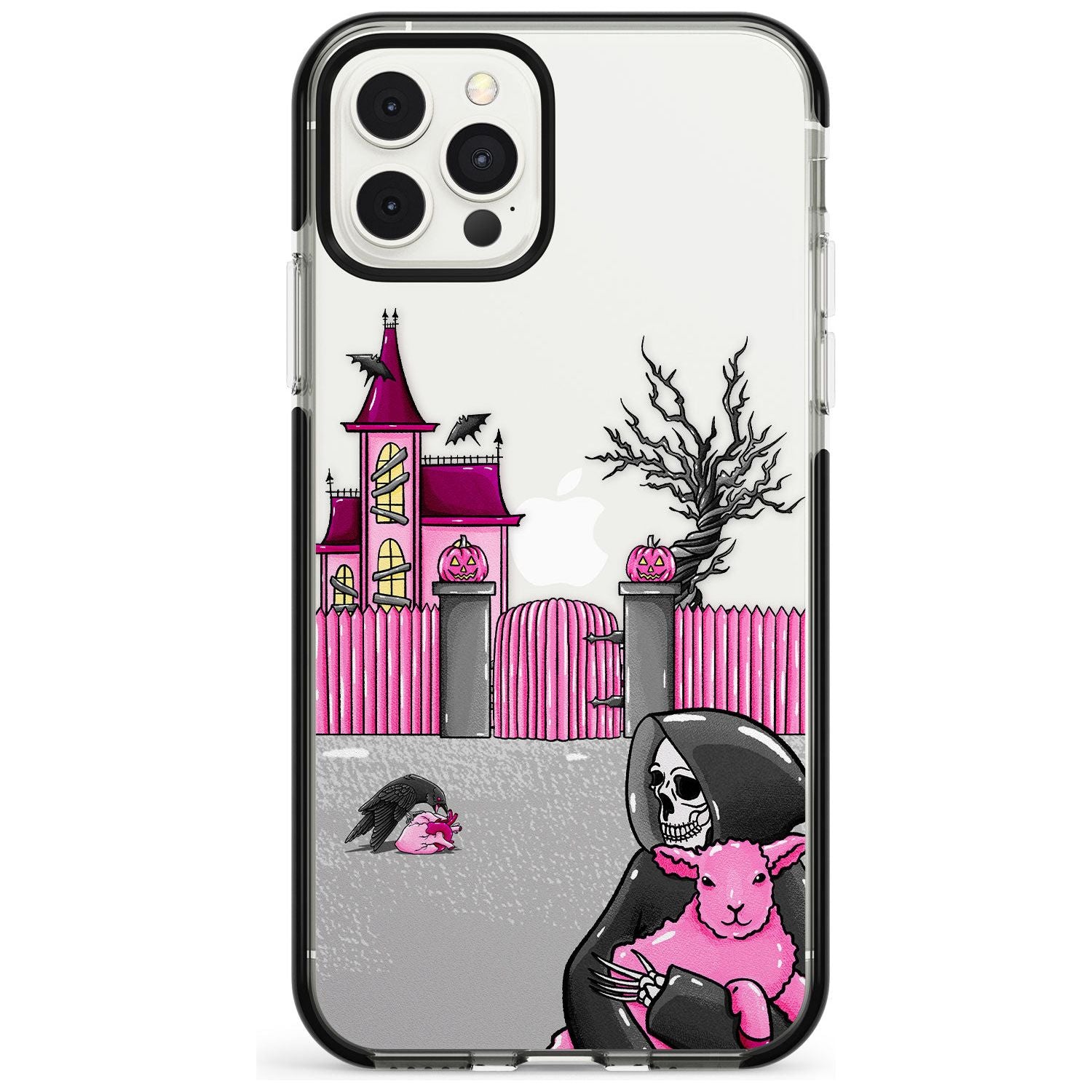 Left With My Heart Black Impact Phone Case for iPhone 11