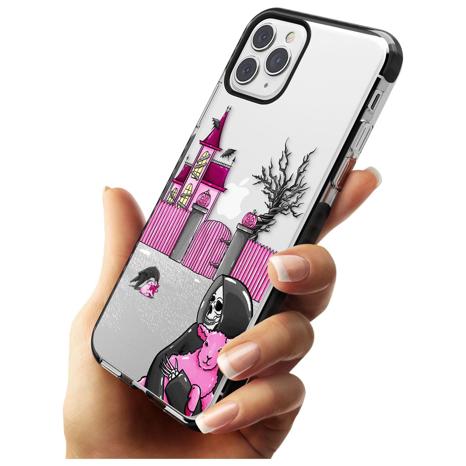 Left With My Heart Black Impact Phone Case for iPhone 11
