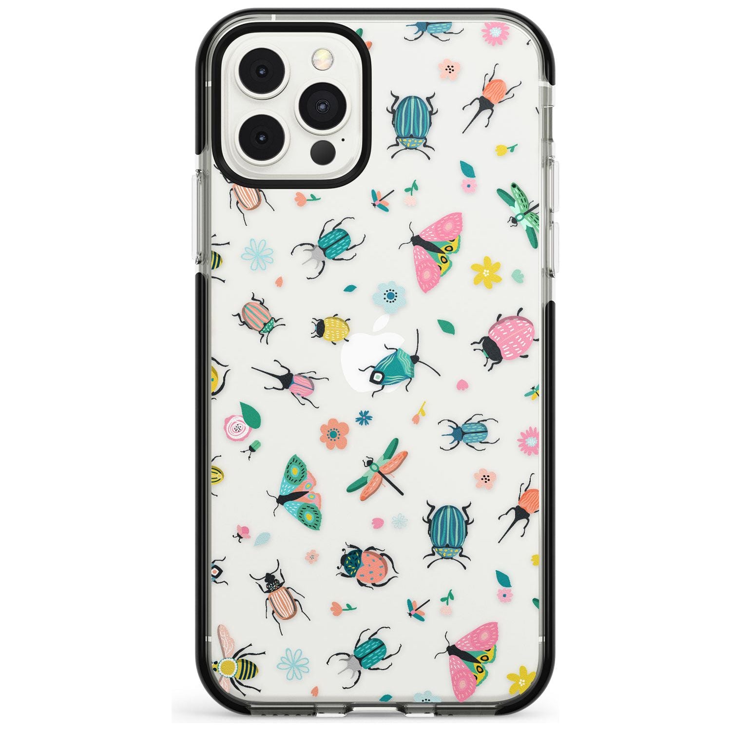 Spring Insects Pink Fade Impact Phone Case for iPhone 11