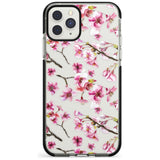 Sakura Watercolour iPhone Case  Black Impact Phone Case - Case Warehouse