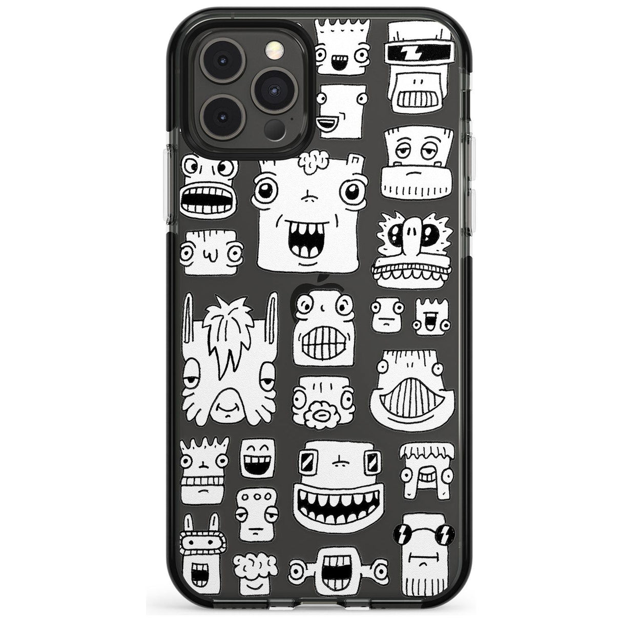 Burst Heads Black Impact Phone Case for iPhone 11