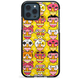 Ramen Noodle Kawaii Pattern Black Impact Phone Case for iPhone 11